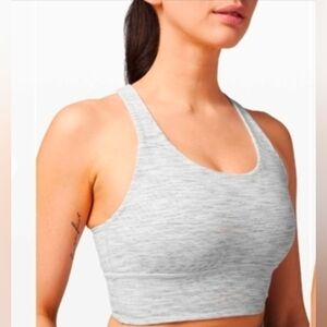 lululemon athletica Women's Gray Invigorate Long Line Bra#86